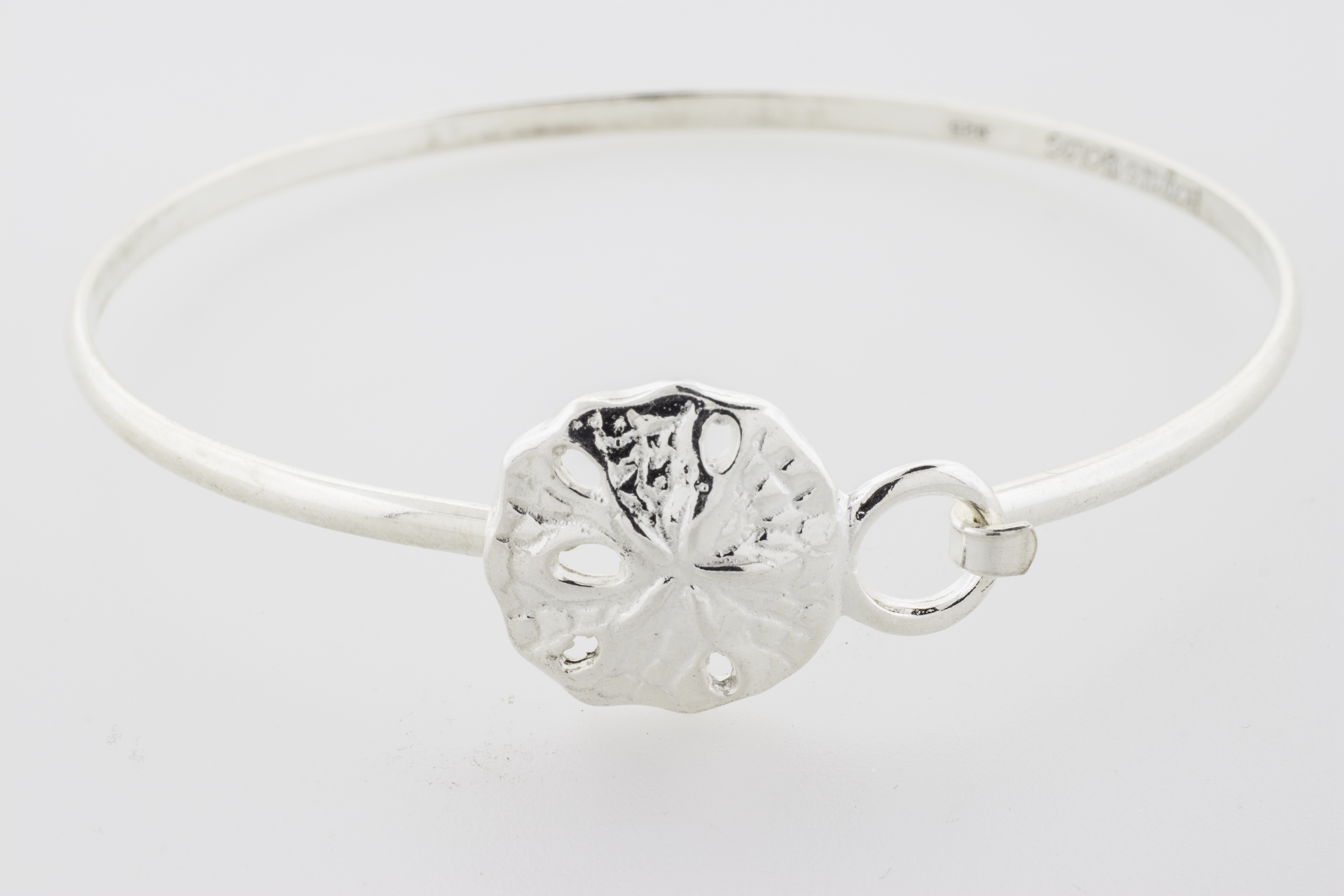 OCEAN STERLING ANKLE BRACELET  SAND DOLLAR with ROSE GOLD  SWAROVSKI  CRYSTALS  Irish Crossroads